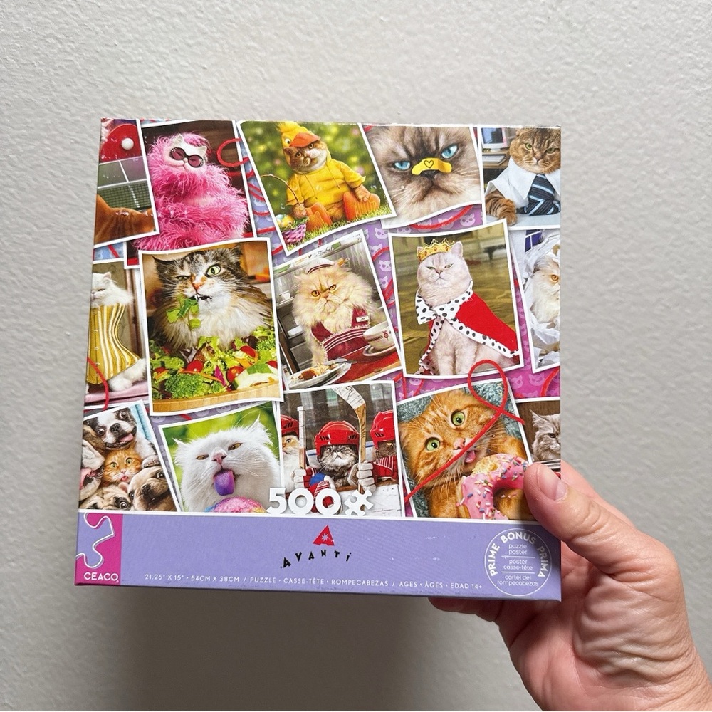 Avanti Vibrant Cat Collage 500
Puzzle